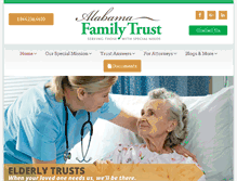 Tablet Screenshot of alabamafamilytrust.com